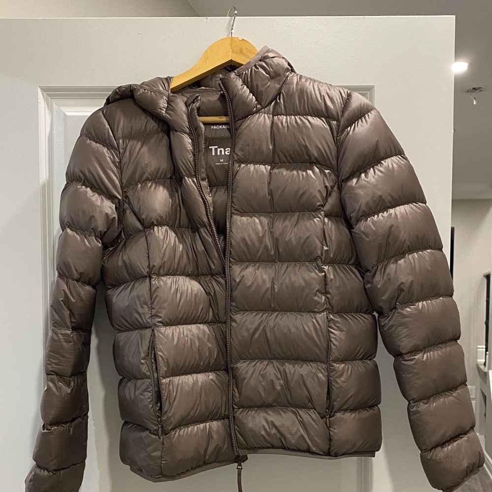 TNA Brown Puffer Jacket